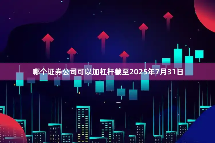 哪个证券公司可以加杠杆截至2025年7月31日