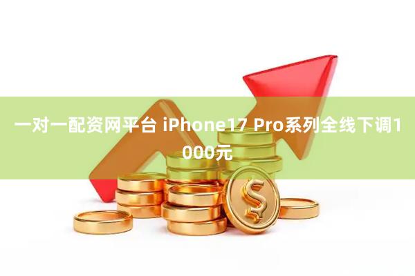 一对一配资网平台 iPhone17 Pro系列全线下调1000元